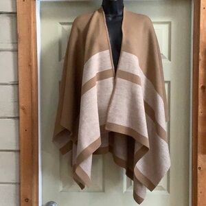 New Look brown cream shawl/wrap/kimono